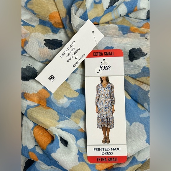 New! Joie Limited Edition Floral Fields Cottagecore Prairie Tiered Dress - Picture 5 of 14